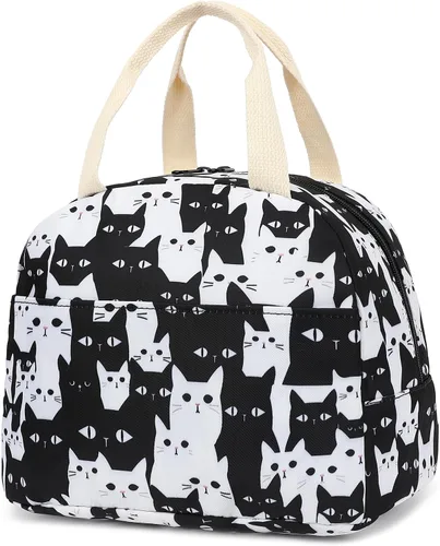 Vista 19 de Lonchera con diseño de aguacate para mujeres y niñas, con aislamiento, reutilizable, para niños, adultos, escuela, trabajo, picnic, viajes