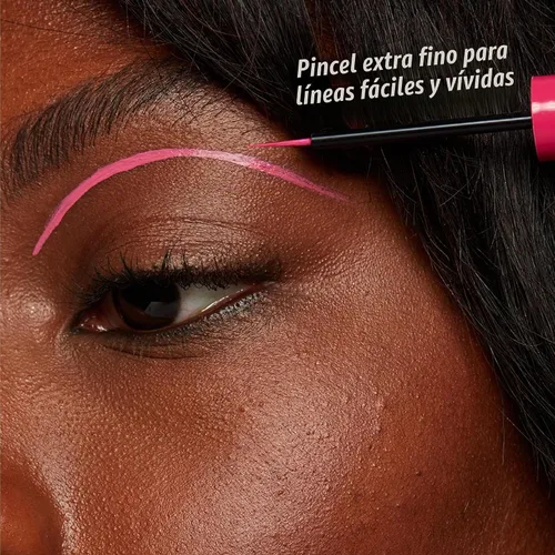 Vista 7 de NYX PROFESSIONAL MAKEUP Vivid Brights Delineador Líquido, Delineador de Ojos Resistente a las Manchas con Punta Precisa - On Red 04 en rojo