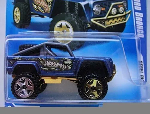 Vista 2 de HOT WHEELS 2009 REBEL RIDES BLUE CUSTOM FORD BRONCO 5/10