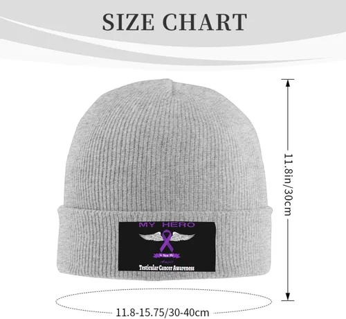 Vista 3 de Gorro unisex elástico, suave y cálido, gorro de punto para hombres y mujeres