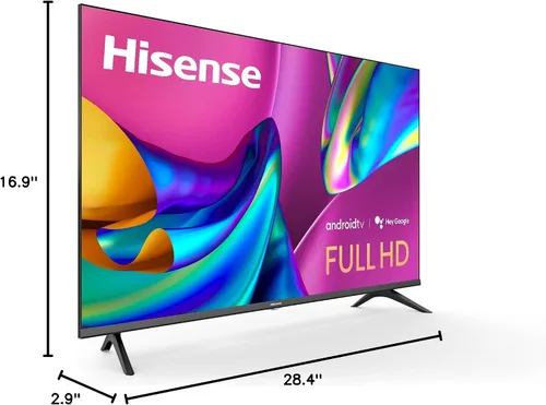 Vista 12 de Hisense Televisor inteligente Android de 32 pulgadas FHD 1080p de la serie A4 con DTS Virtual X, modos de juego y deportes, Chromecast integrado