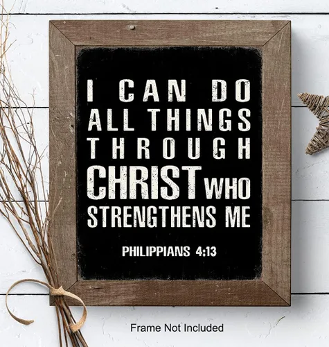 Vista 7 de Arte y decoración de pared cristiana religiosa - Regalos católicos para hombres - Arte de pared con escrituras - Decoración de pared de Jesús