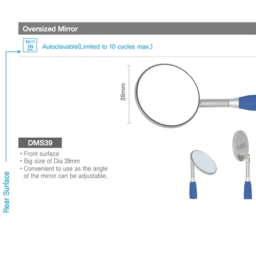 Vista 2 de Osung Espejo bucal de gran tamaño inclinable dental - DMS39