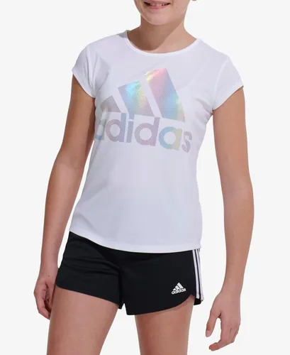 Vista 4 de adidas Pantalón corto de malla Pacer Big 3 Stripe para niña