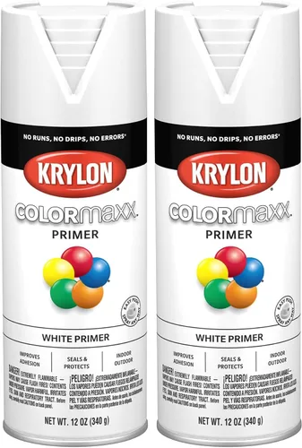 Vista 19 de Krylon K05554007 COLORmaxx Pintura en aerosol y base para uso en interiores y exteriores, color almendra satinada, 12 onzas (paquete de 1)