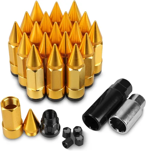 Vista 11 de 20 tuercas antirrobo M12x1.5, repuesto para fusión 2006-2019, enfoque 2012-2019, rueda de escape 2001-2019 (negro) Repuesto para 2006-2019 Fusion