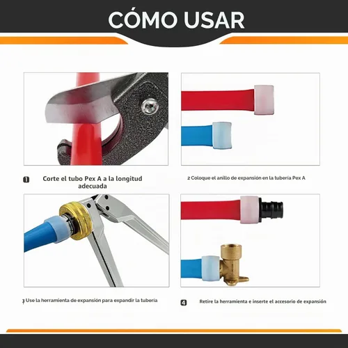 Vista 6 de 10 unidades HeSun 1/2" Pex A Expansión x 1/2" Hembra NPT Drop Ear Elbow