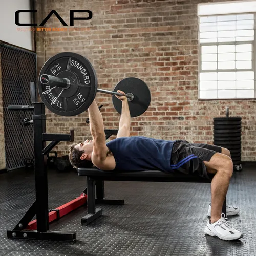 Vista 5 de CAP Barbell 2-Inch Olympic Cast Iron Plate Weight Set 75-285 lbs Multiple Options