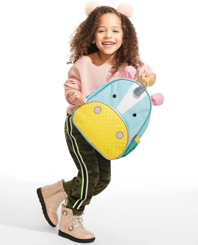 Vista 92 de Skip Hop - Mochila para preescolar, colección Zoo, para niños pequeños de 3 a 4 años, diseño de llama
