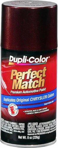 Vista 101 de Dupli-Color EBCC04177 Perfect Match Pintura en Aerosol Automotriz – Chrysler Bright Platinum Metallic, PS4/MS4 – Lata de Aerosol de 8 oz