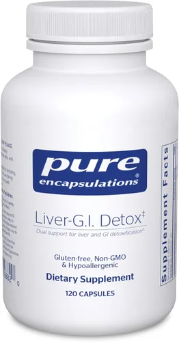 Vista 8 de Pure Encapsulations Liver-G.I. Detox - Limpiador de Hígado y Desintoxicante Gastrointestinal* - con Ácido Alfa Lipoico y Extracto de Curcumina - Sin