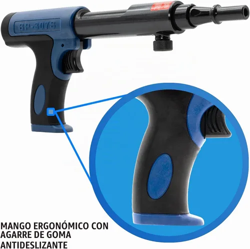Vista 4 de BLUEPOINT BP-307S Herramienta de fijación accionada por polvo de baja velocidad calibre .22 – Diseño de disparo único para fijación de hormigón