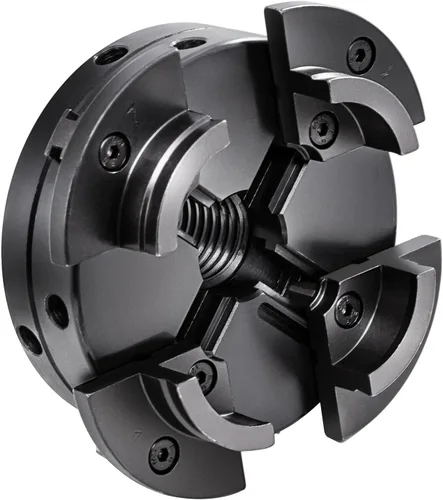 Vista 6 de CXRCY Portabrocas de torno de 4 pulgadas para carpintería, juego de mandíbulas de torno de madera autocentrante de 4 mandíbulas con rosca de 1 x 8