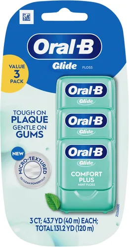 Vista 10 de Oral-B Glide Pro-Health Comfort Plus - Hilo dental, menta, 3
