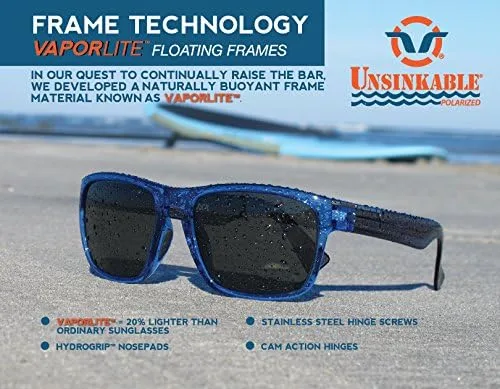 Vista 3 de Unsinkable Polarizadas Unisex Nomad Gafas de sol polarizadas flotantes