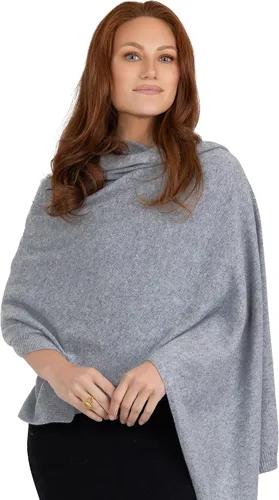 Vista 9 de Velanio Cashmere Bufanda de pashmina de cachemira 100% tejida, chal extra grande para mujer, estola de viaje Negro