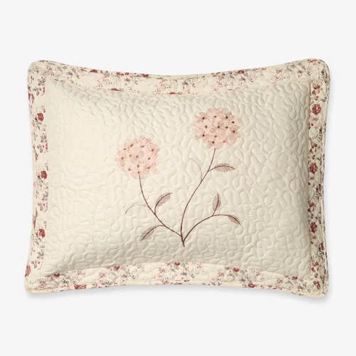 Vista 13 de BrylaneHome Colcha bordada Margaret - King, rosa