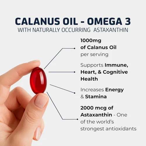 Vista 7 de Aceite de rubí ártico de 1000 mg – Suplemento Omega 3 para mujeres y hombres con EPA, DHA y astaxantina 2 mg – Alternativa al aceite de pescado