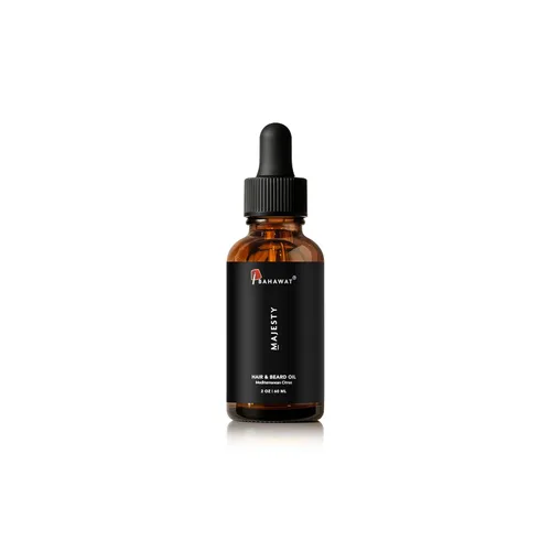 Vista 12 de BAHAWAT Aceite para barba, acondicionador y suavizante de aceite para barba de alta calidad, aroma de barbería, elimina la picazón de la barba