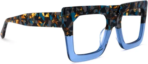 Vista 5 de Zeelool Elegantes gafas cuadradas de gran tamaño con bloqueo de luz azul para mujer, 100% protección UV400, Brandon VFP0306