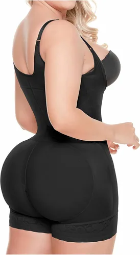 Vista 2 de Sonryse Fajas Colombianas Reductoras y Moldeadoras Postparto Cesarea Shapewear Bodysuit