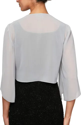 Vista 2 de Alex Evenings Chaqueta corta Bolero para mujer
