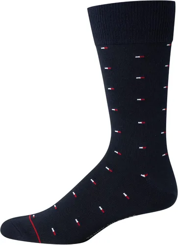 Vista 6 de Tommy Hilfiger Calcetines de vestir para hombre, calcetines ligeros y cómodos (paquete de 4)