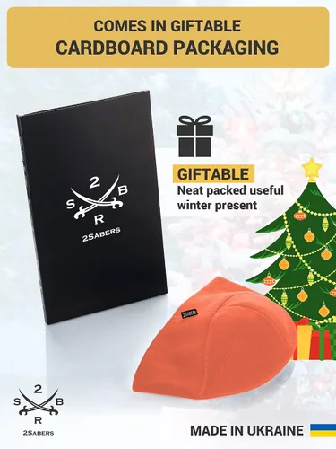 Vista 5 de 2SBR 2SABERS Gorro de invierno de forro polar con visera para hombre y mujer, con orejera, diseño de calavera