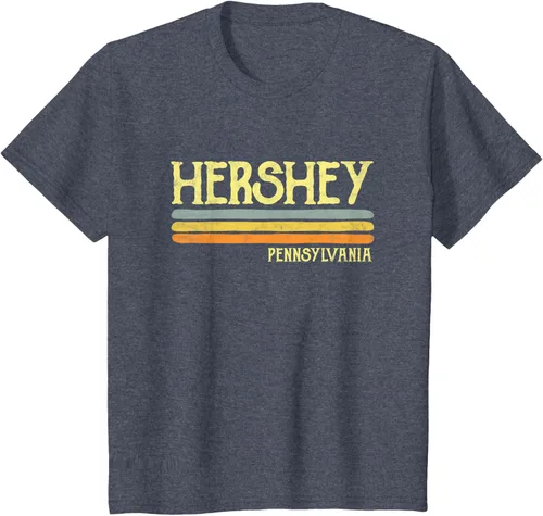 Vista 61 de Camiseta vintage de regalo de recuerdo de Hershey Pennsylvania PA, Negro, S