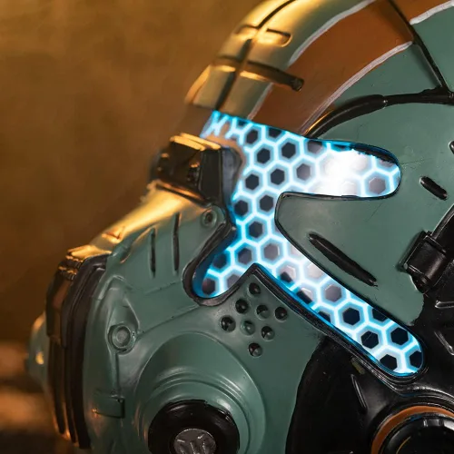 Vista 7 de Jack Cooper Casco Deluxe Titan 2 Resina LED Máscara para Hombres Halloween Cosplay Edición Coleccionista