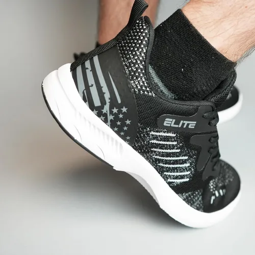 Vista 8 de ELITE Zapatos de bolos Freedom Athletic con cordones para hombre con suela deslizante universal para jugadores diestros o zurdos