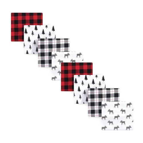 Vista 6 de Hudson Baby Juego de mantas unisex de franela de algodón para bebé, huerto de manzanas, talla única