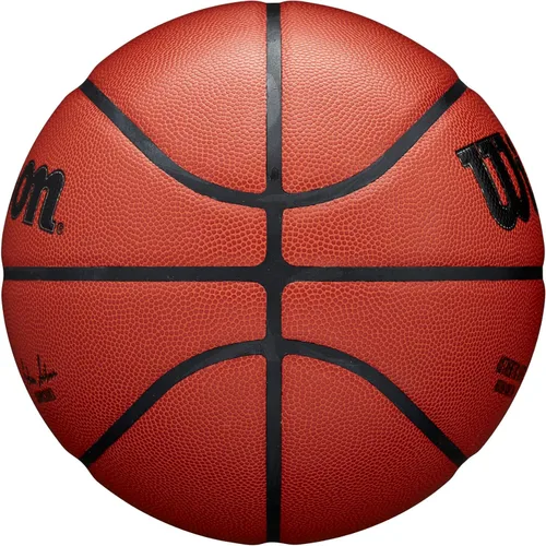 Vista 4 de WILSON Balones de baloncesto de competición de interior auténticos de la NBA - Tamaño 6 y tamaño 7