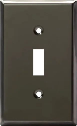 Vista 20 de ENERLITES Placa de pared metálica para interruptor de luz de palanca, cubierta de interruptor de acero inoxidable, resistente a la corrosión