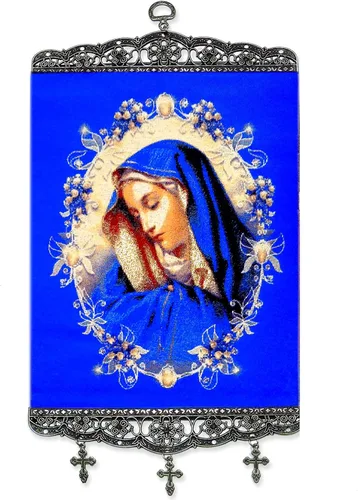 Vista 6 de Religious Gifts Icono de tapiz católico ortodoxo de San Arcángel Gabriel, 17 pulgadas