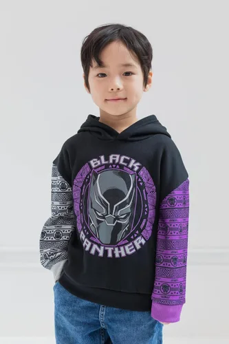 Vista 2 de Marvel Avengers Black Panther - Sudadera con capucha de forro polar para niños pequeños y grandes
