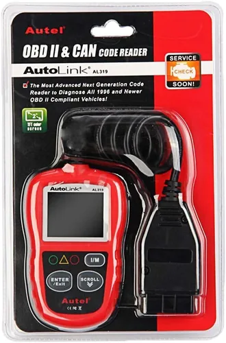 Vista 9 de Autel Autolink AL319 - Lector de código, OBD2, escáner, para automóvil, fallo del motor, herramienta de diagnóstico, CAN, para todos los coches