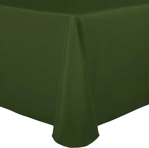 Vista 21 de Ultimate Textile Mantel ovalado de lino de poliéster de 60 x 102 pulgadas, color marrón cobre