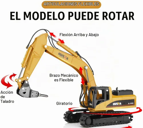 Vista 7 de Gemini&Genius Juguetes de excavadora de taladro para niños, juguete