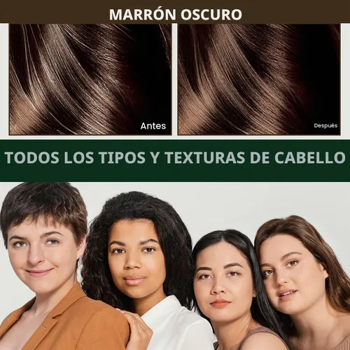Vista 3 de Máscara de retoque de raíz de pelo gris Seven Eight (marrón oscuro) - Tapa rápida
