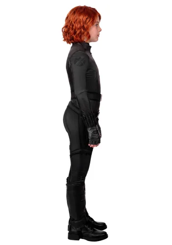 Vista 4 de Disfraz Premium de Viuda Negra para Niñas de Marvel Multicolor