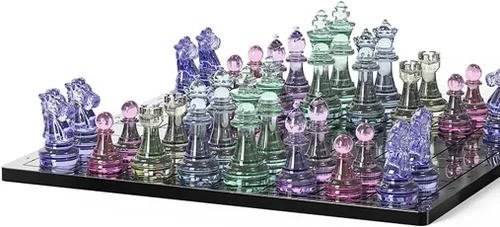 Vista 6 de Molde de resina epoxi de ajedrez 3D hecho a mano, molde de piezas de ajedrez de cristal UV, molde epoxi para decoración del hogar, molde