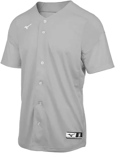 Vista 5 de Mizuno Camiseta de béisbol con botón completo Aerolite