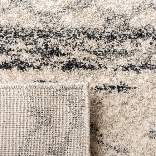 Vista 5 de SAFAVIEH Retro Collection Area Rug - 2' x 3', Cream & Grey, Non-Shedding & Easy to Clean, Ideal for Accent Space, Foyer, Bedside, Bathroom, Entryway