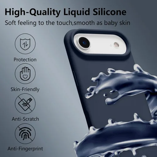 Vista 665 de Funda magnética de silicona para iPhone 13 Pro, color blanco antiguo [Compatible con Magsafe] [Forro de microfibra suave antiarañazos], funda