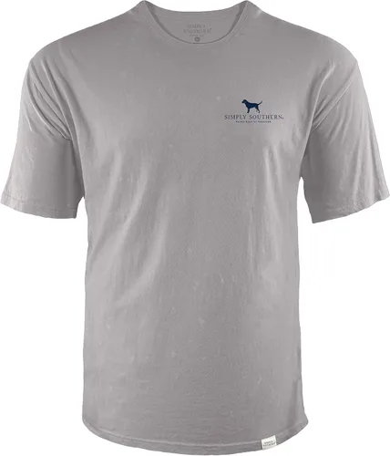 Vista 2 de USA Golden Retriever - Camiseta de manga corta de color simple