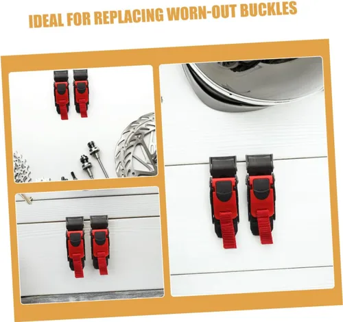 Vista 9 de 4pcs Chin Strap Quick Release Buckle: Metal Buckles For Motorcycle Accessories - Easy-pull Design Bike Clip For Fast Release