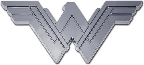 Vista 9 de Emblema cromado para auto de Mujer Maravilla (3D)