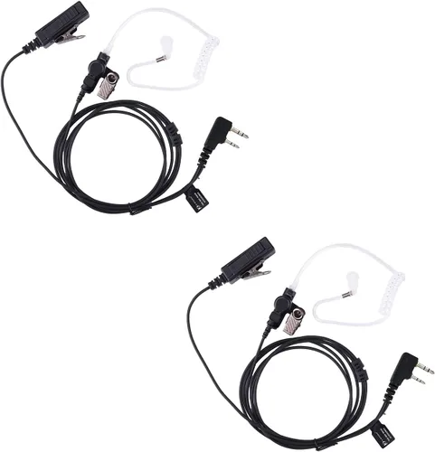 Vista 8 de Covert - Auricular de vigilancia con micrófono compatible con radio bidireccional Kenwood de 2 pines