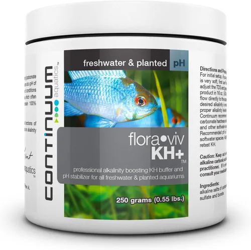 Vista 5 de Continuum Aquatics "Flora Viv KH" + alcalinidad Booster & Estabilizador de pH para acuarios de agua dulce